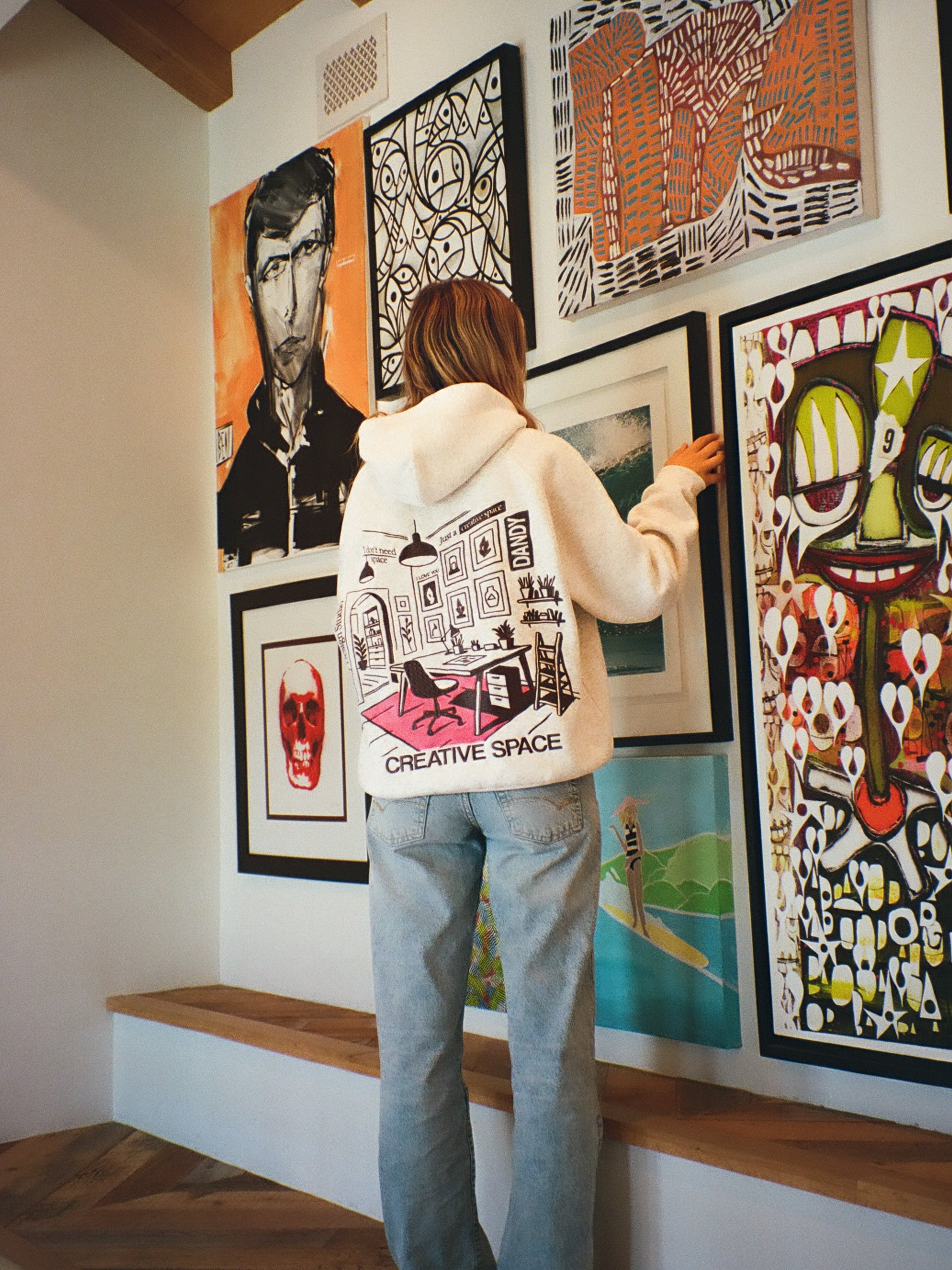 "Creative Space" Limited Hoodie in Heather Gray