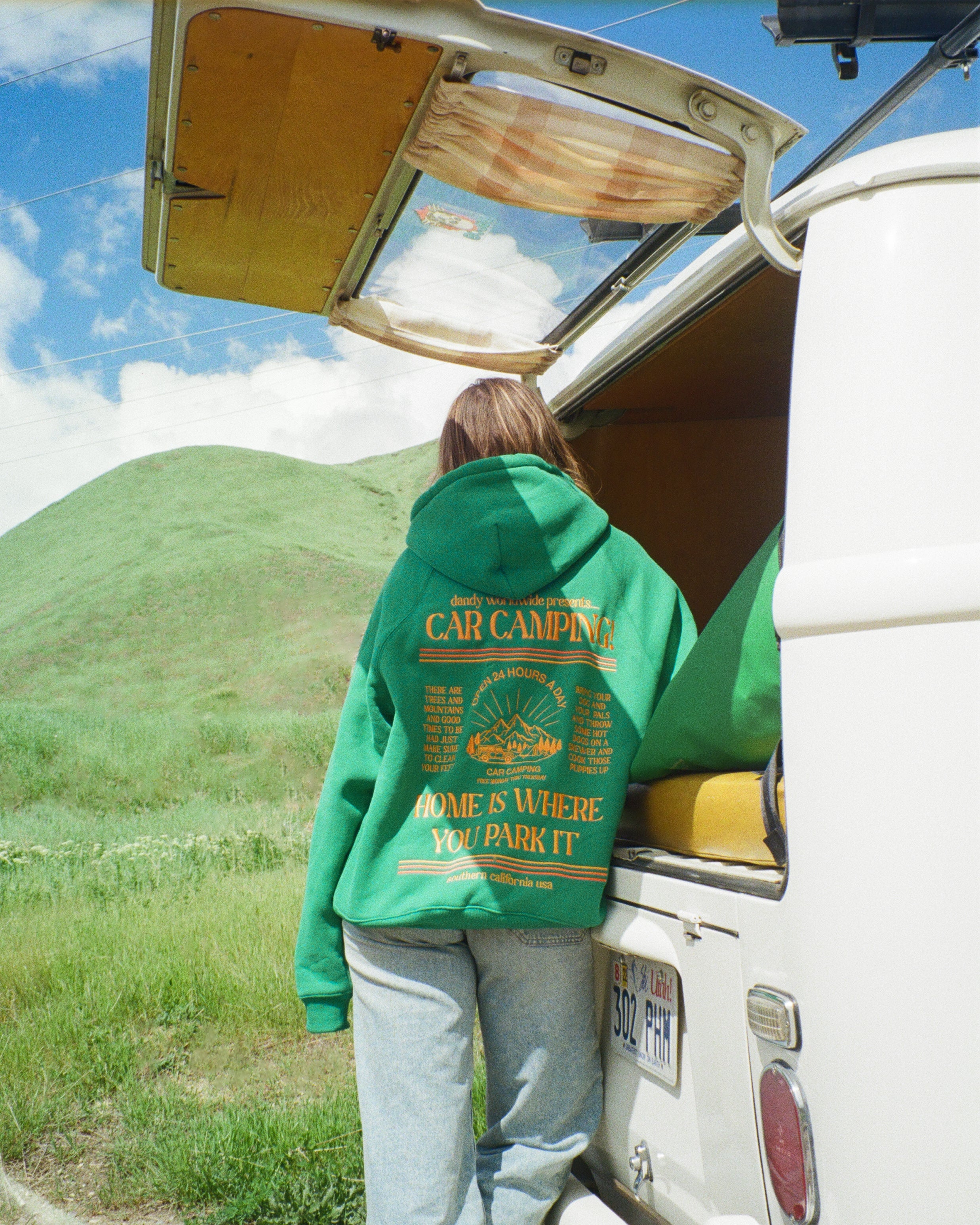 "Car Camping" Oversized Lux Hoodie