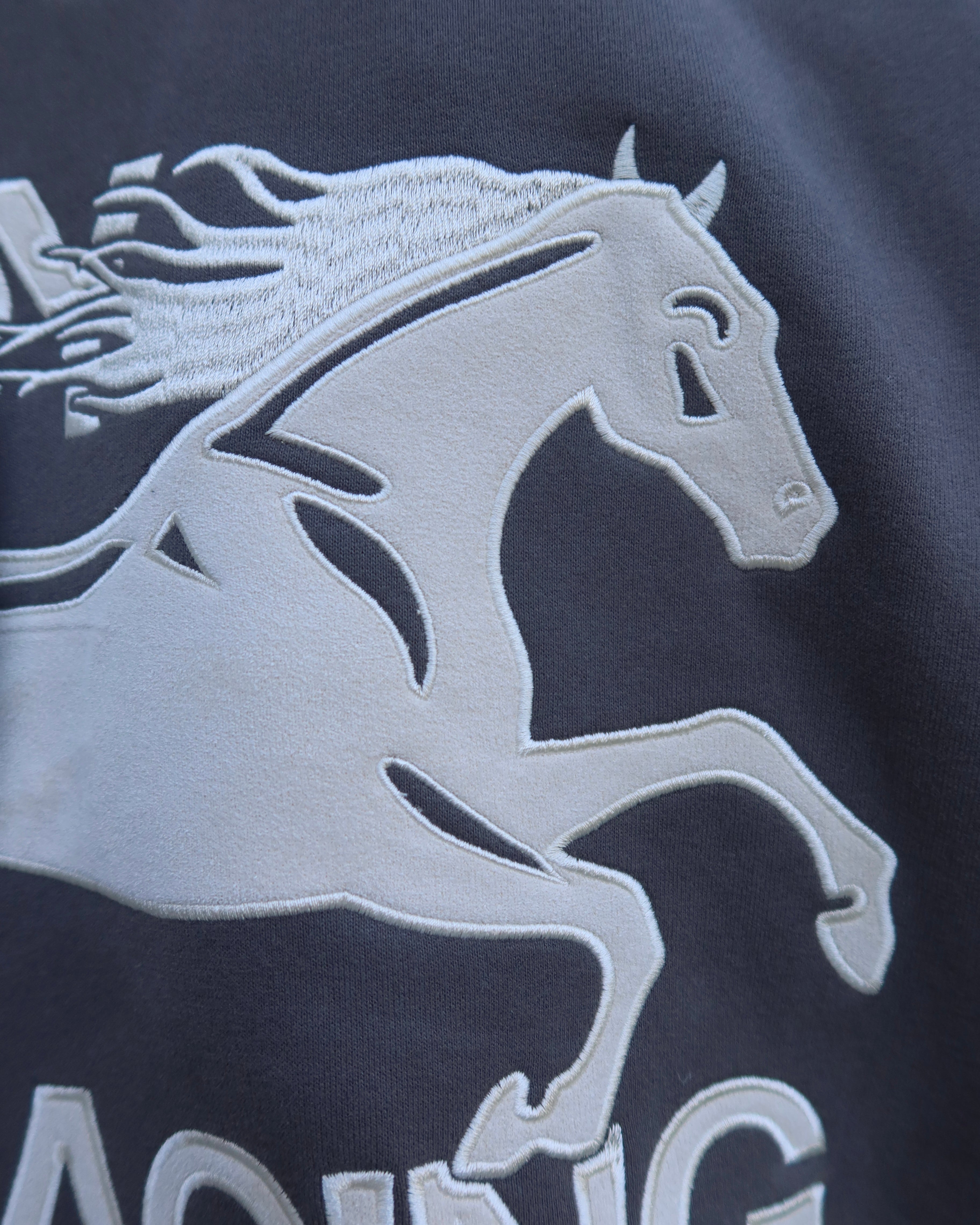 "Racing Heart" Oversized Lux Hoodie in Dark Gray