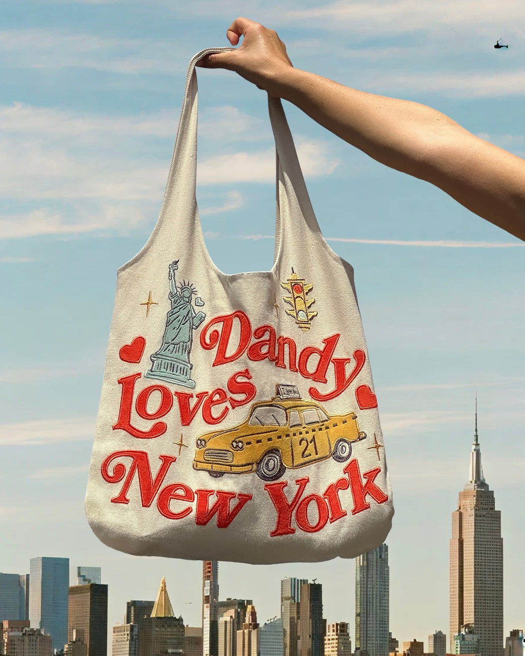 "Big Apple" Double-Sided Tote Bag