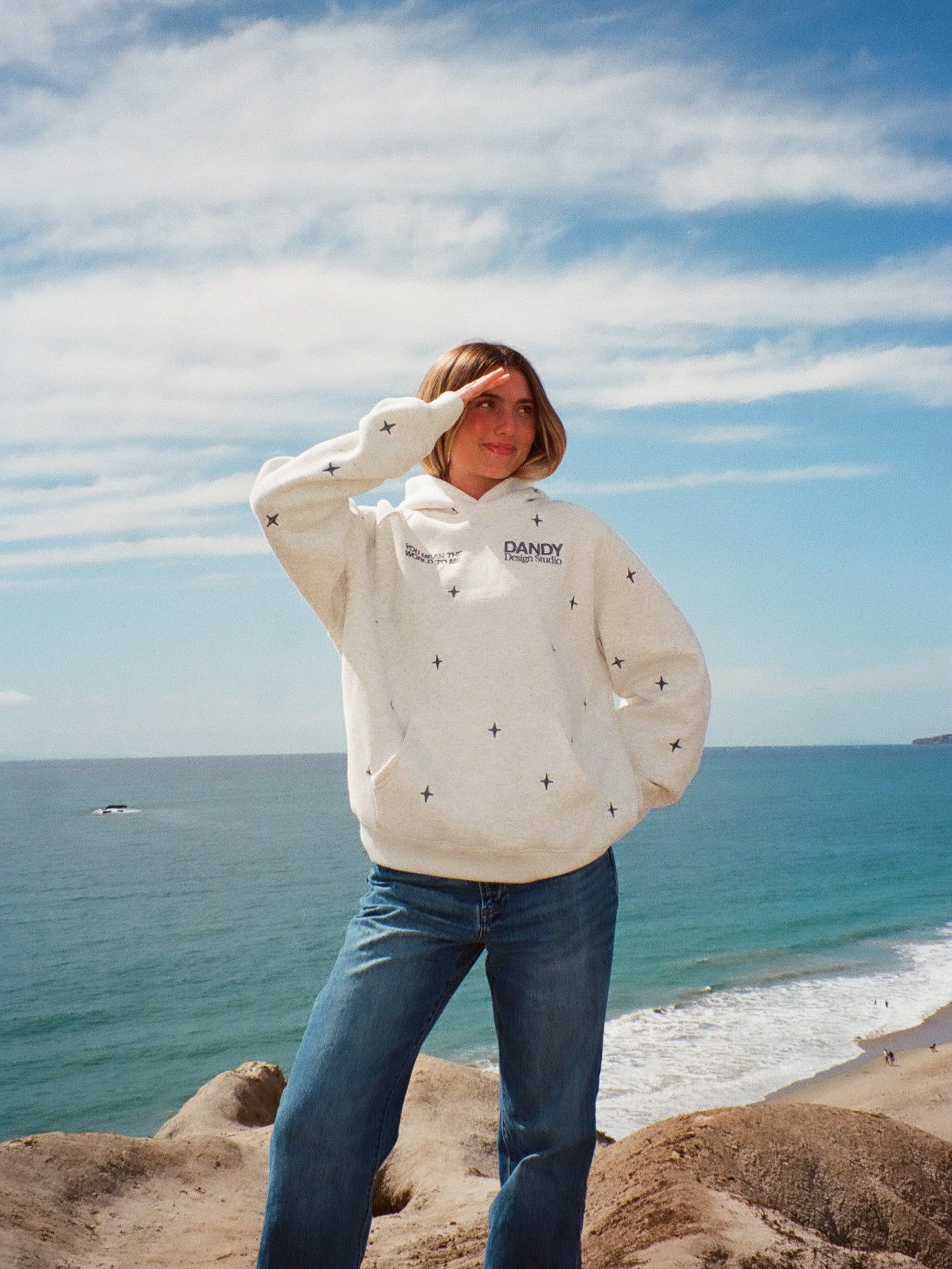 "World" Limited Hoodie in Heather Gray