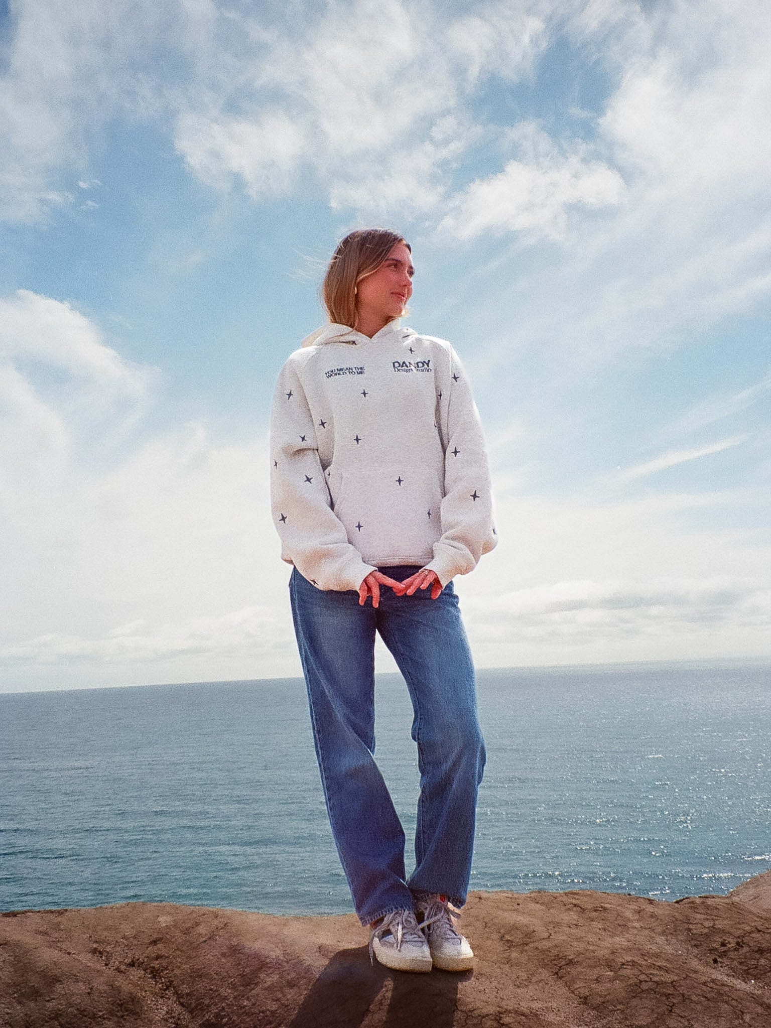 "World" Limited Hoodie in Heather Gray