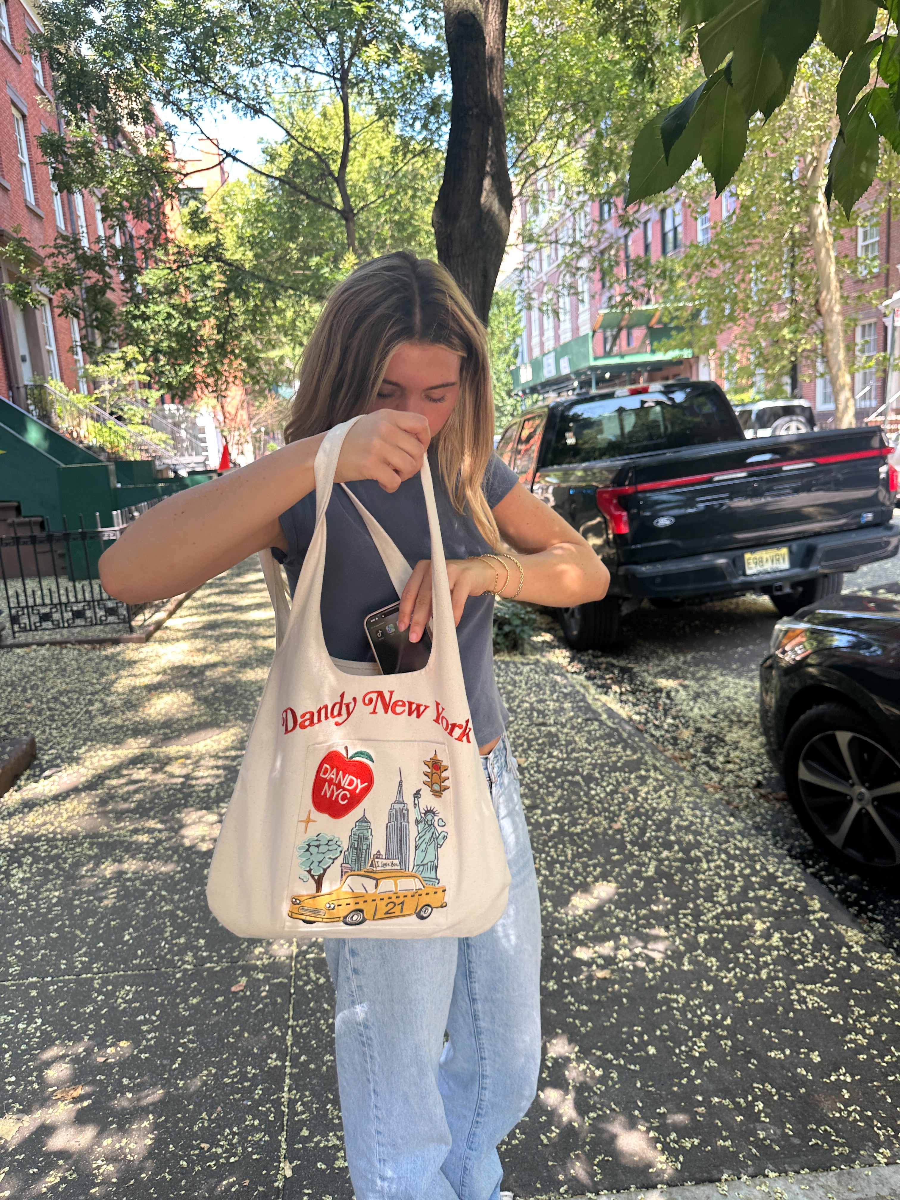 "New York" Double-Sided Tote Bag