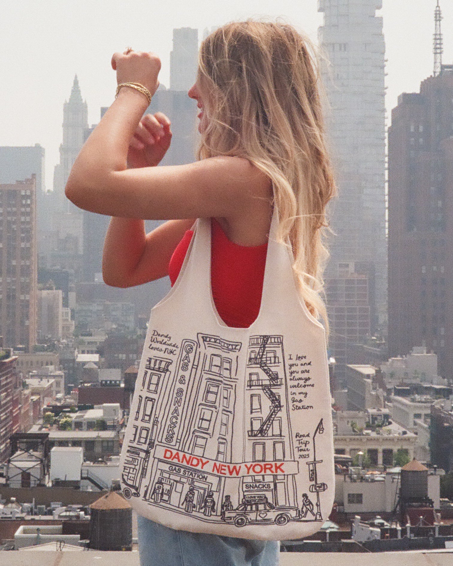 "New York" Double-Sided Tote Bag