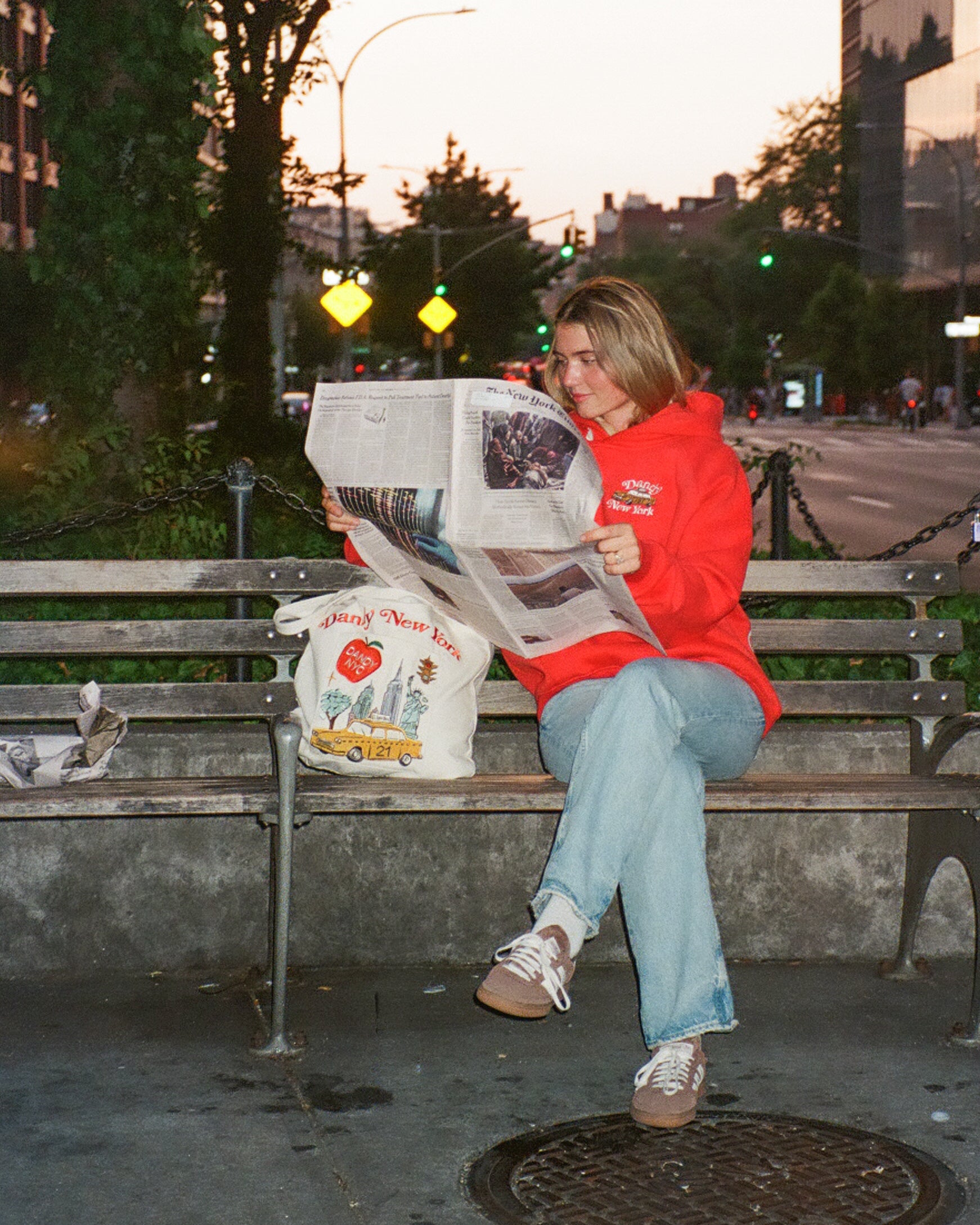 "New York" Double-Sided Tote Bag