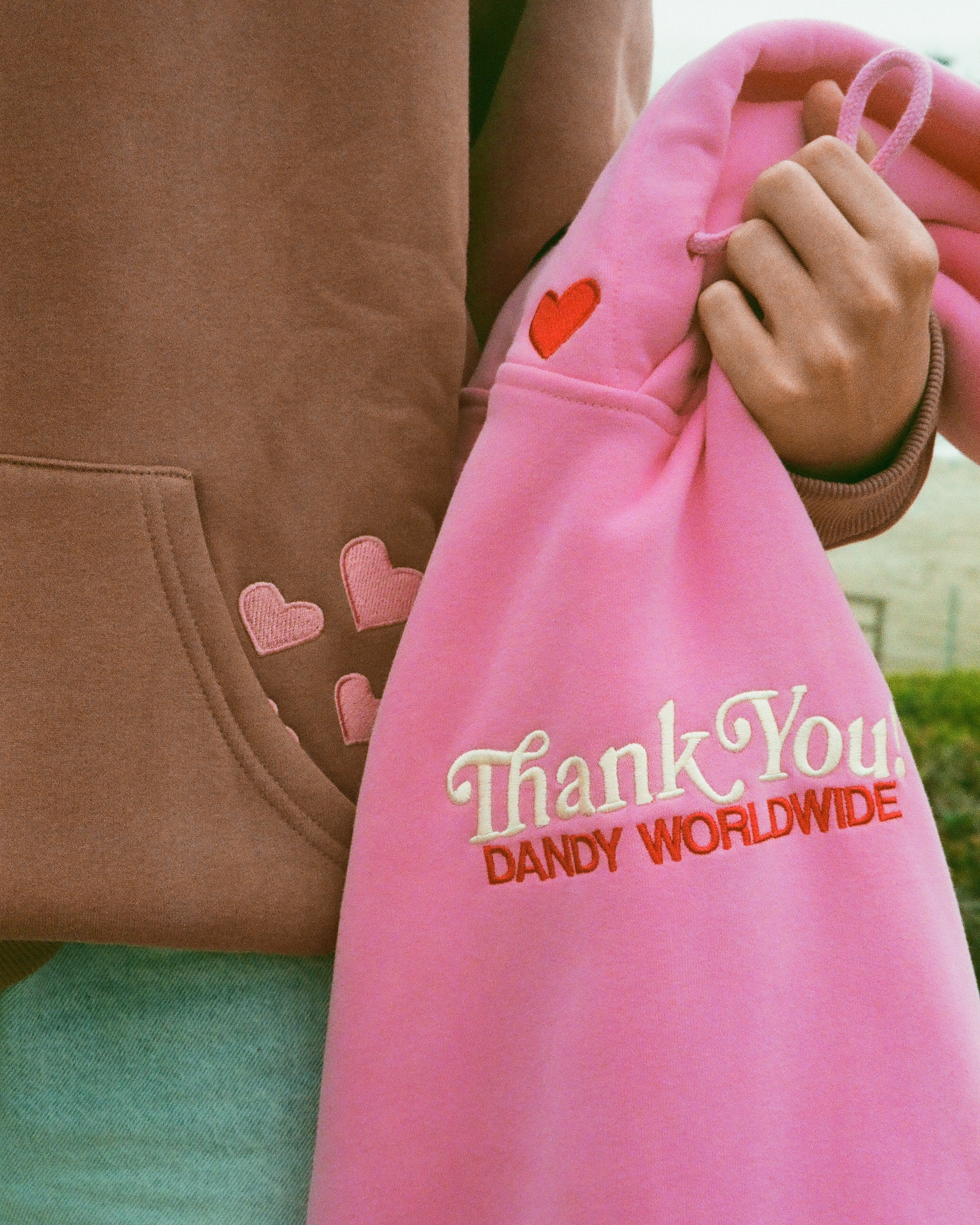 "Quality Time" Oversized Lux Hoodie in Pink
