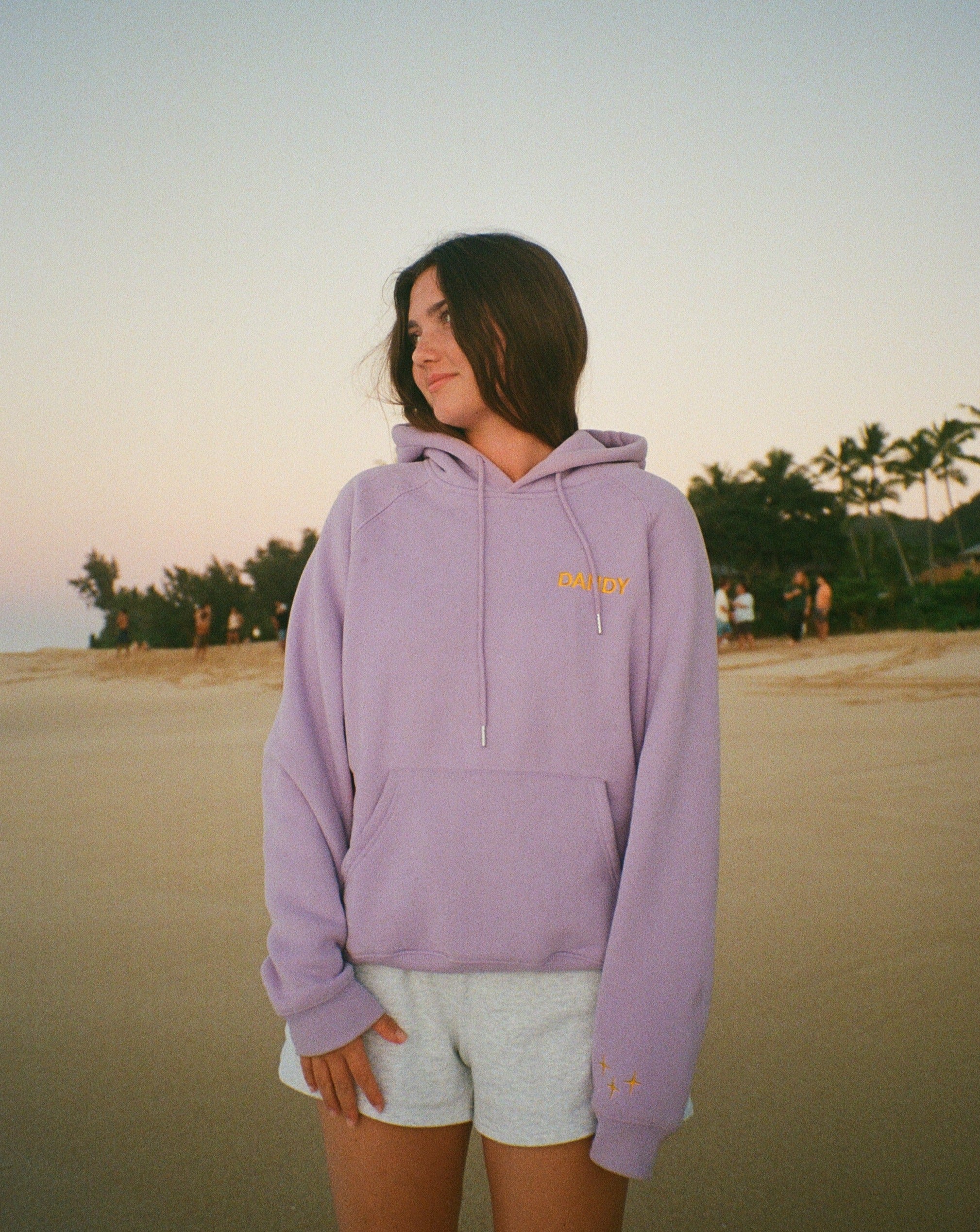 Oversized pastel outlet hoodie