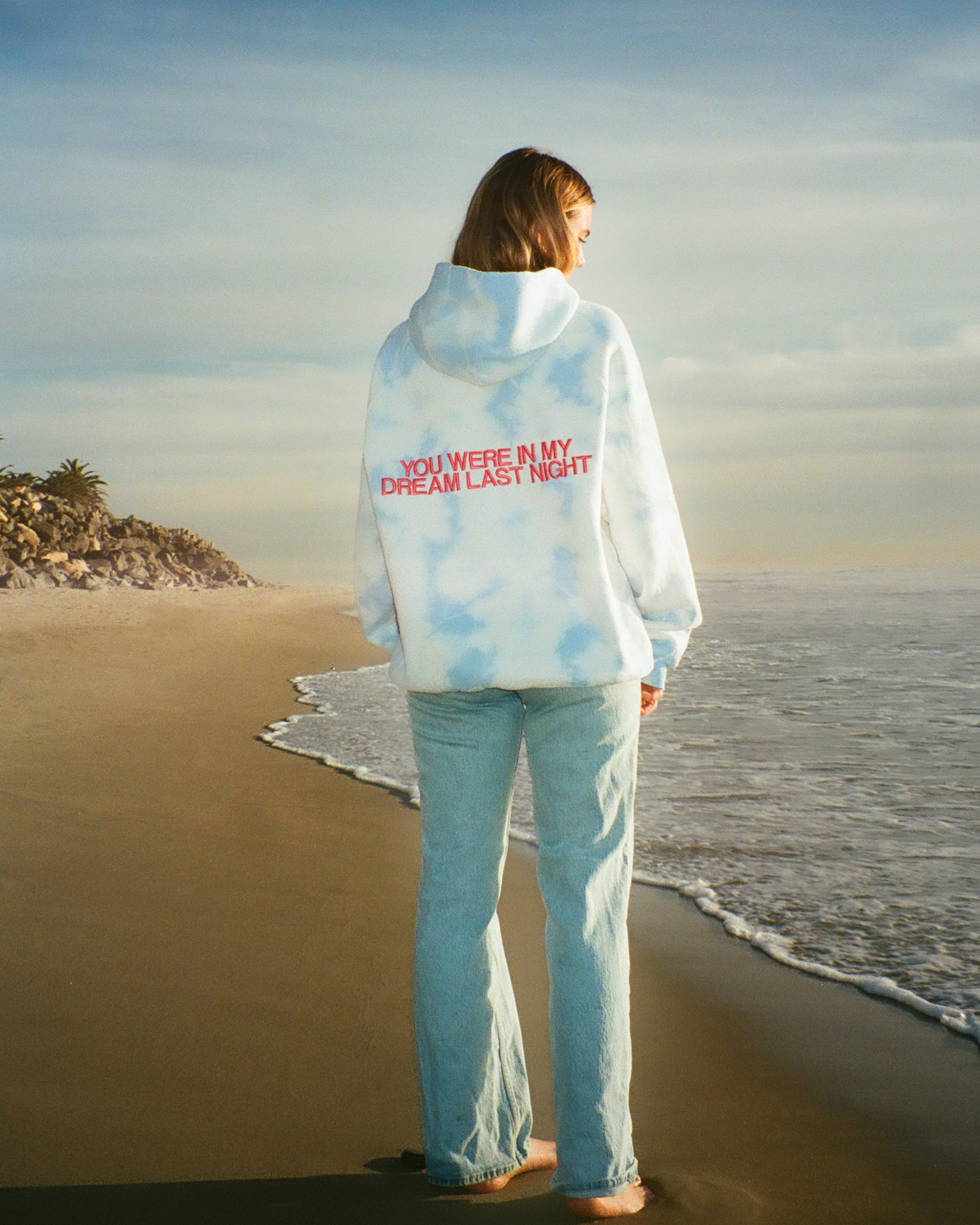 "Dream" Oversized Lux Hoodie in Sky Blue