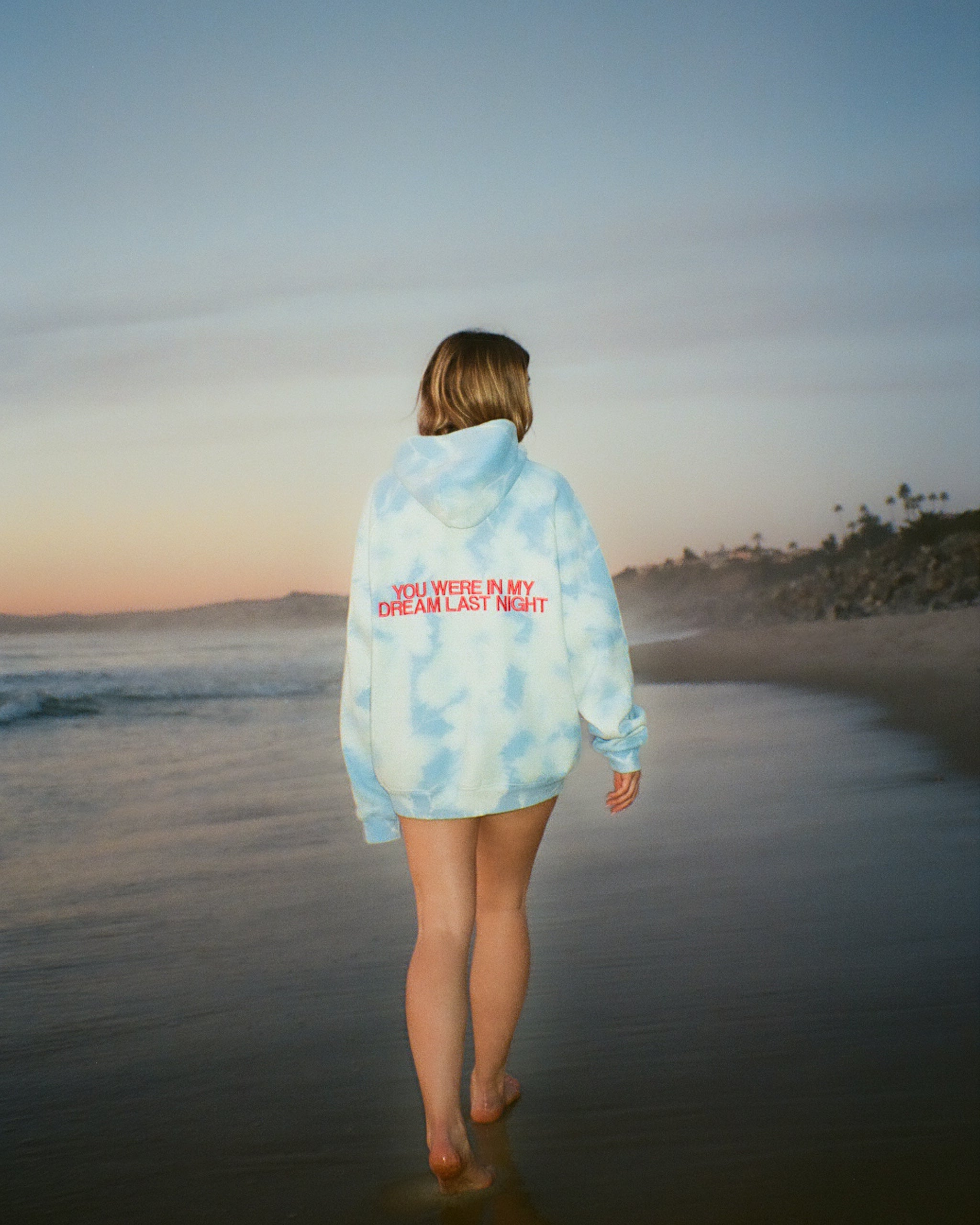 "Dream" Oversized Lux Hoodie in Sky Blue