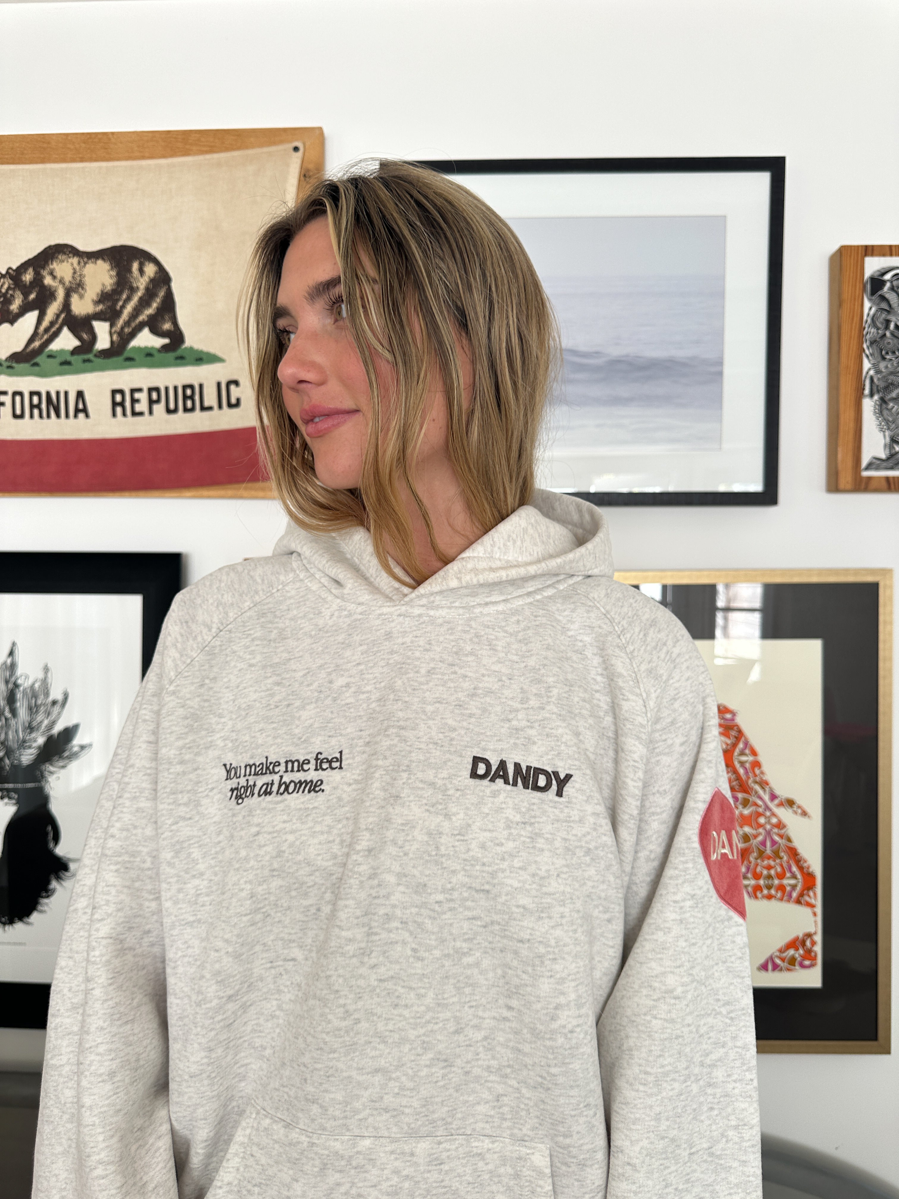 "Home" Limited Hoodie in Heather Gray