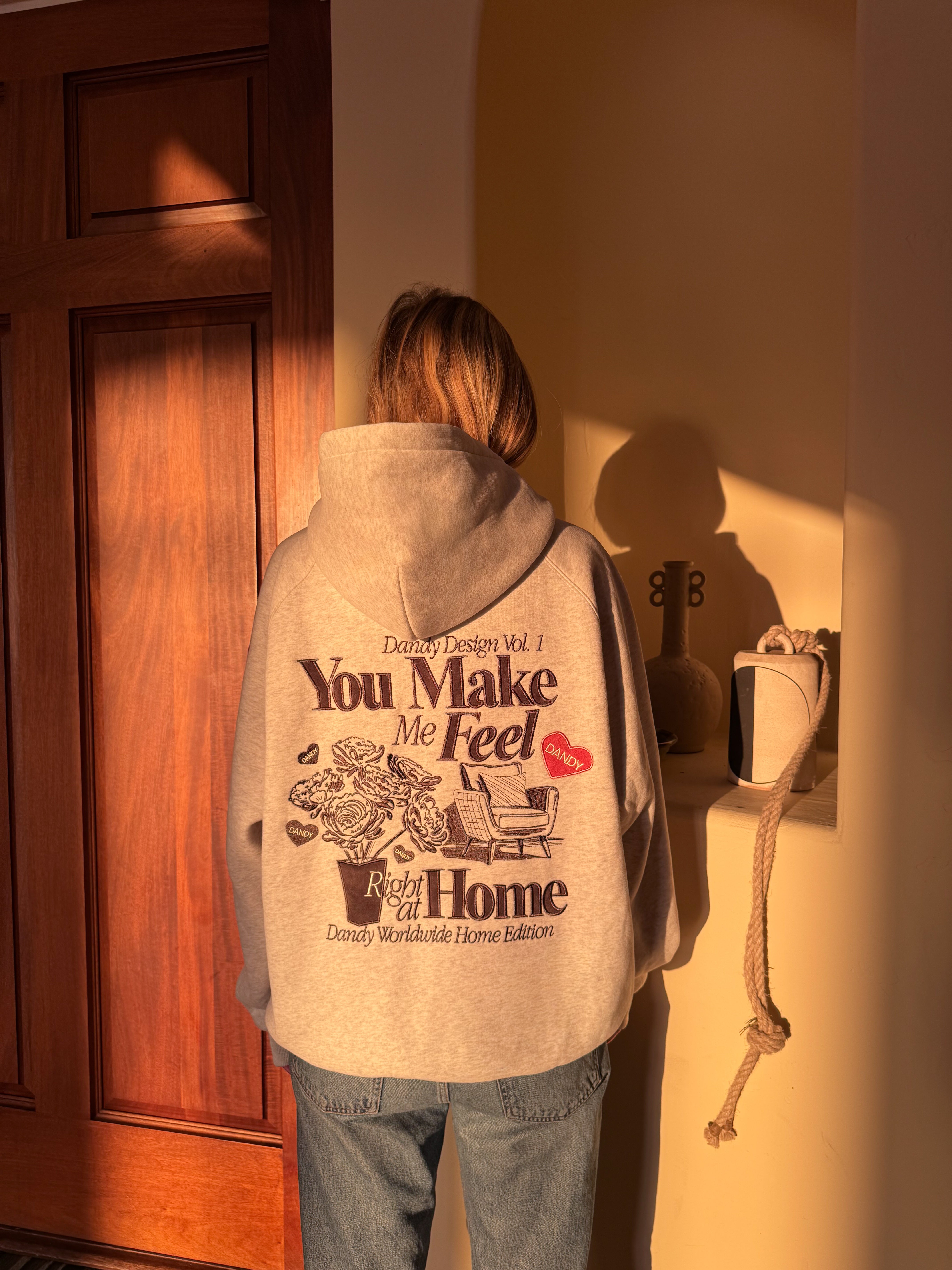 "Home" Limited Hoodie in Heather Gray