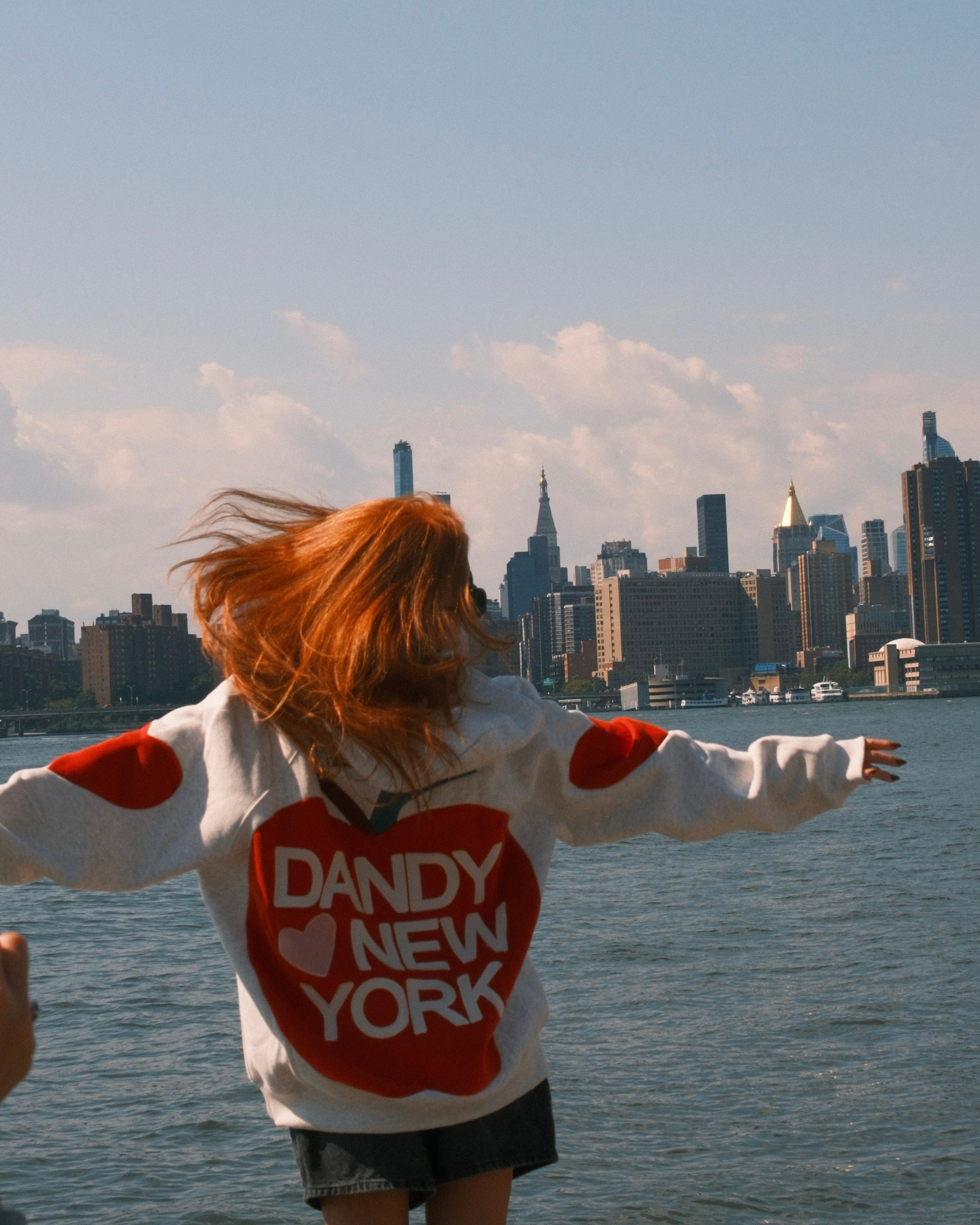"Big Apple" Oversized Lux Hoodie in Heather Gray