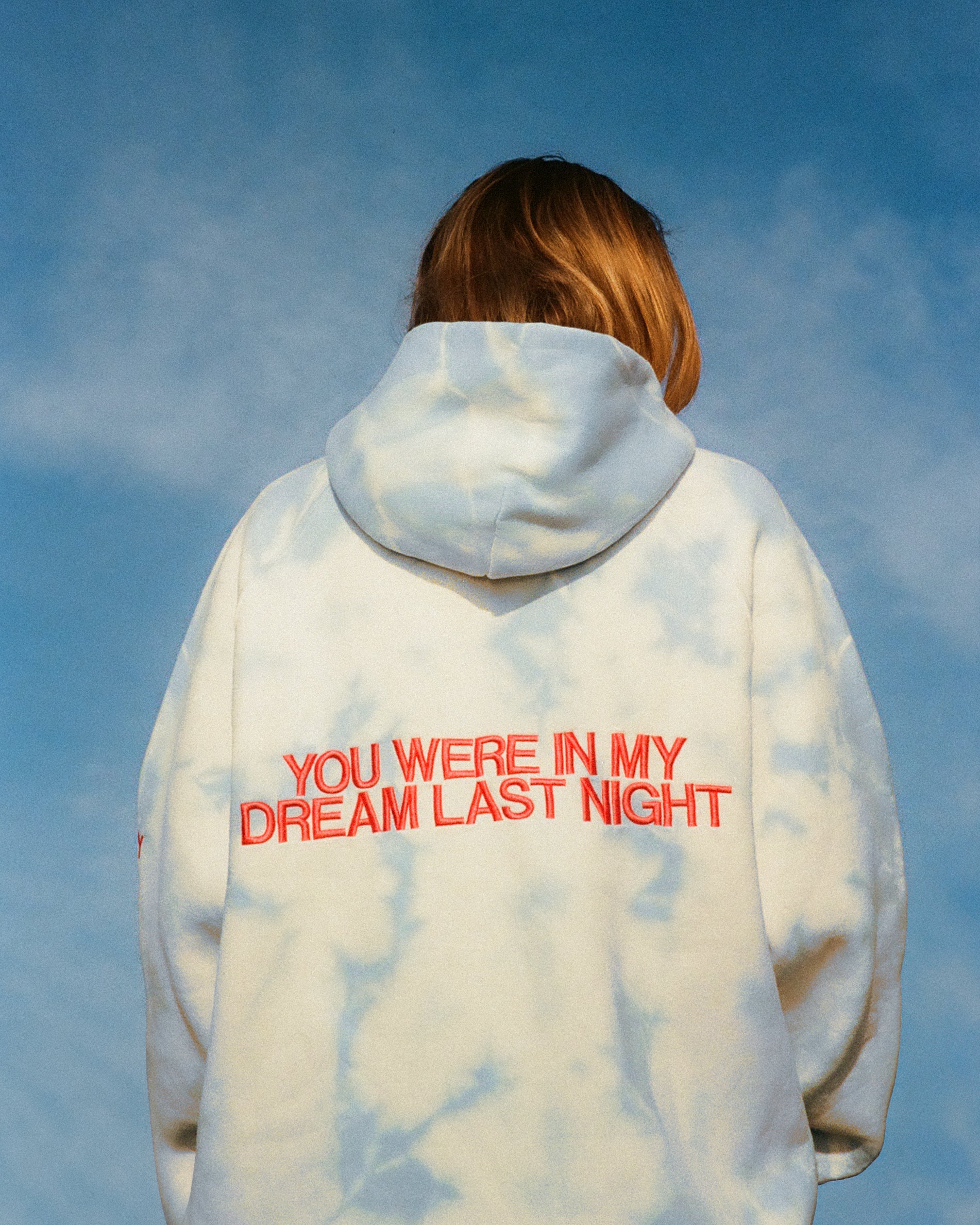 "Dream" Oversized Lux Hoodie in Sky Blue