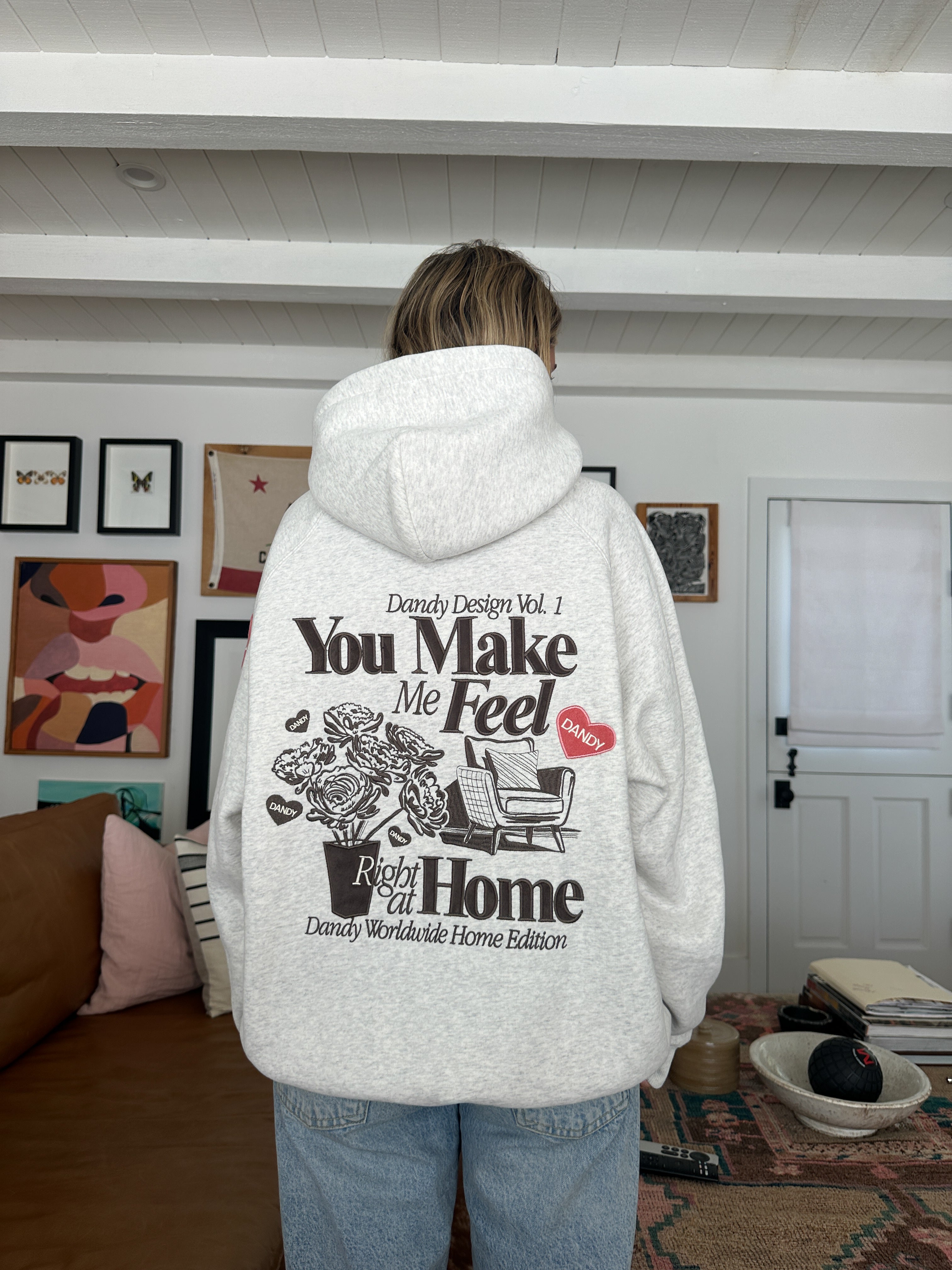 "Home" Limited Hoodie in Heather Gray