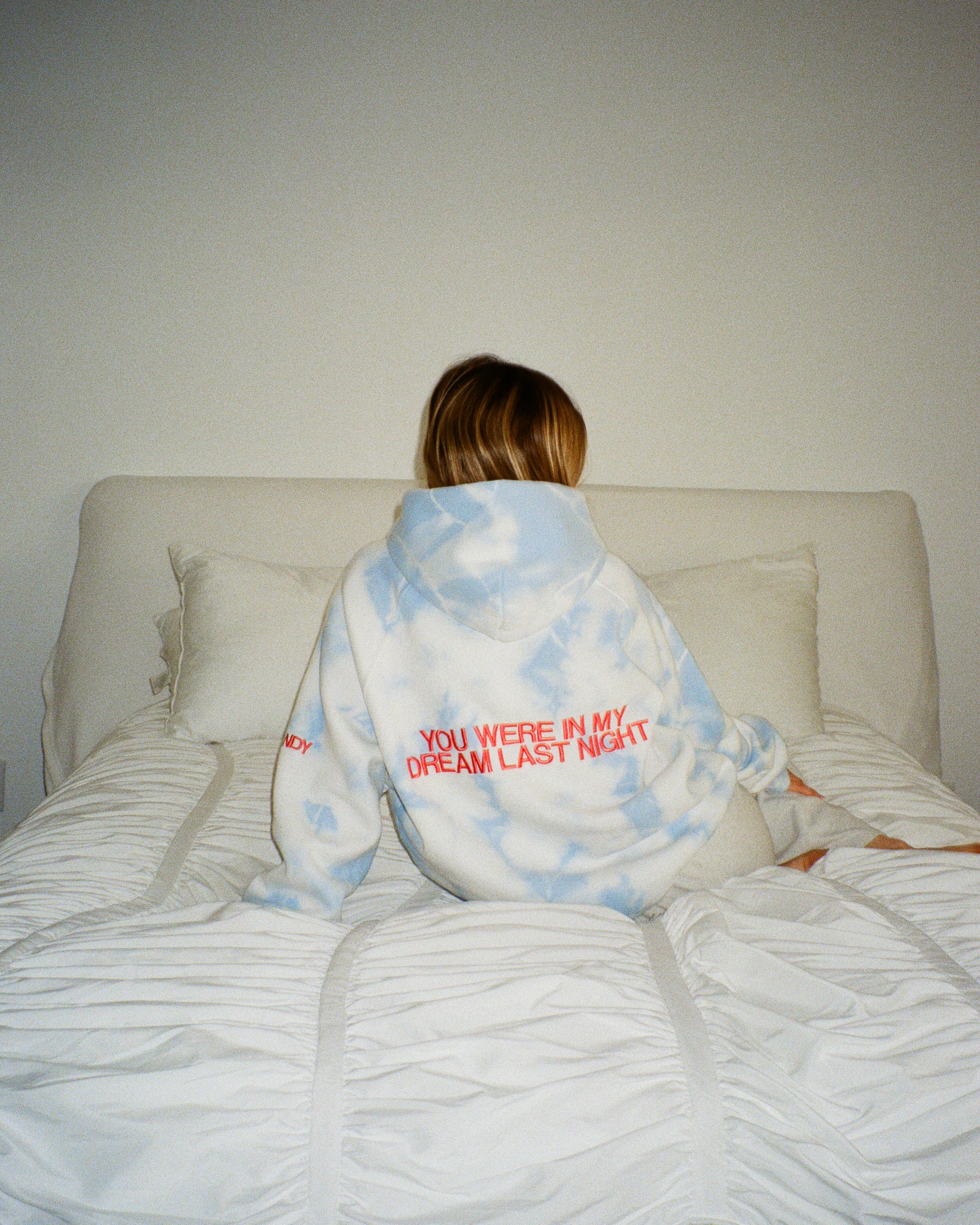 "Dream" Oversized Lux Hoodie in Sky Blue