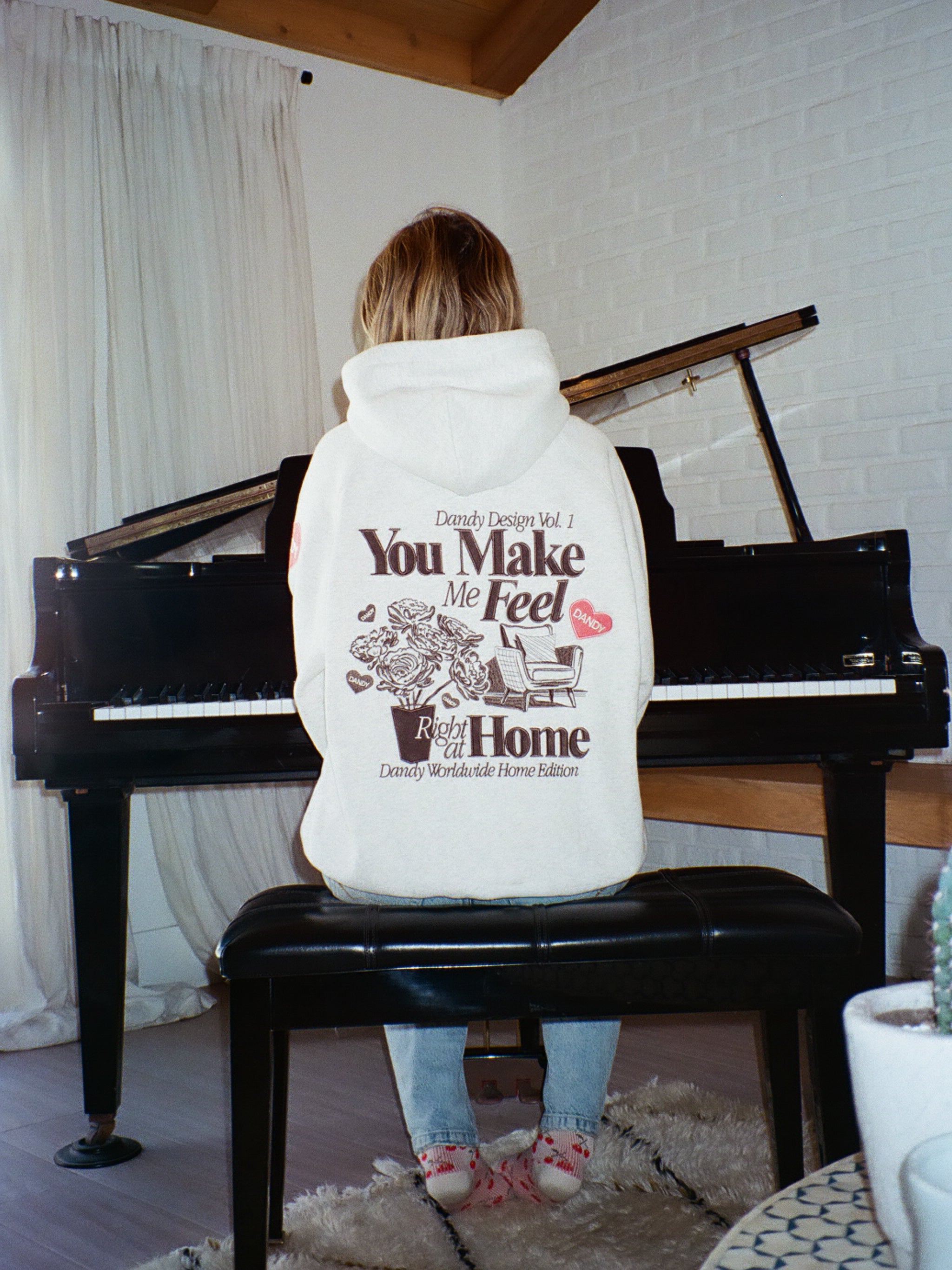 "Home" Limited Hoodie in Heather Gray