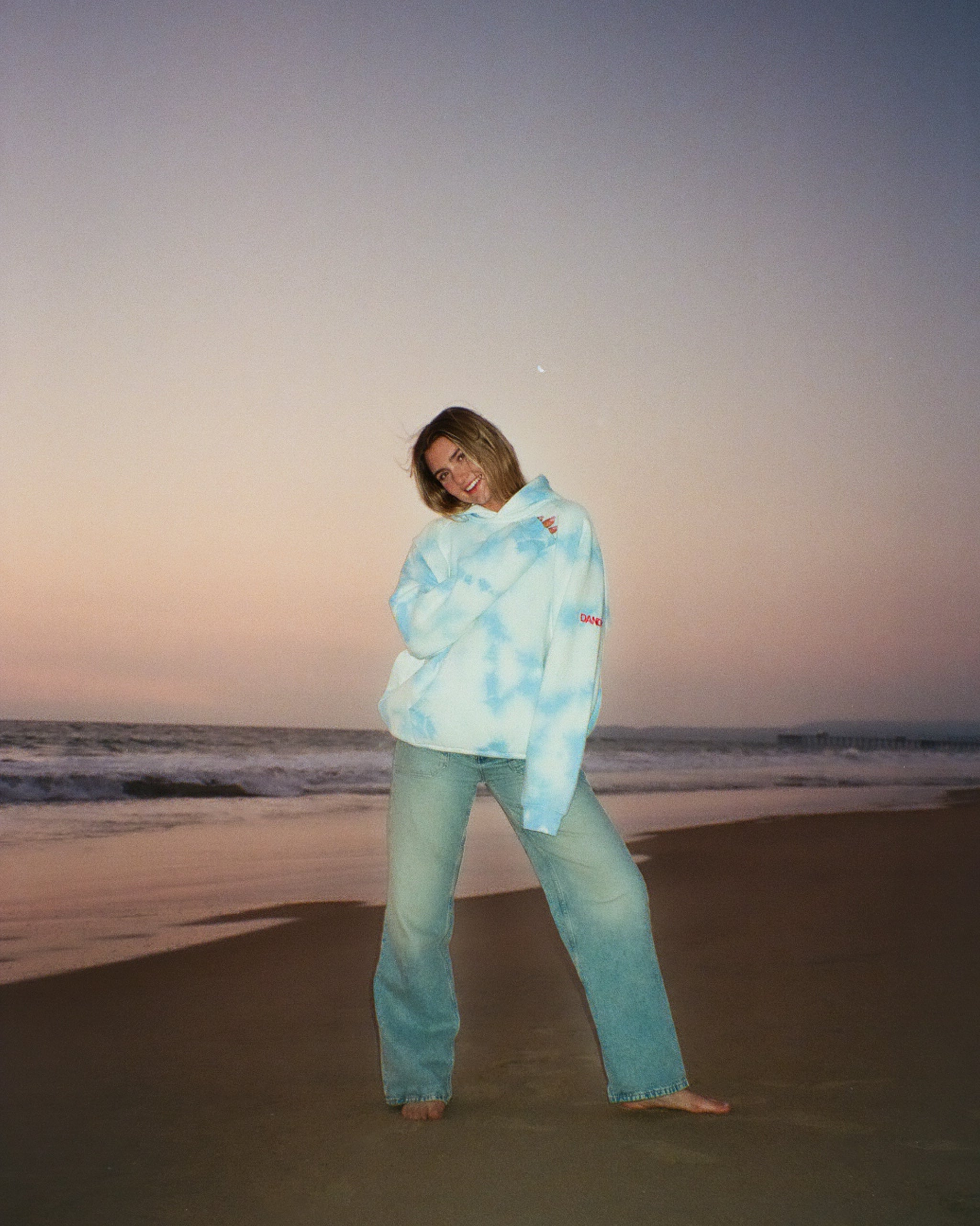 "Dream" Oversized Lux Hoodie in Sky Blue