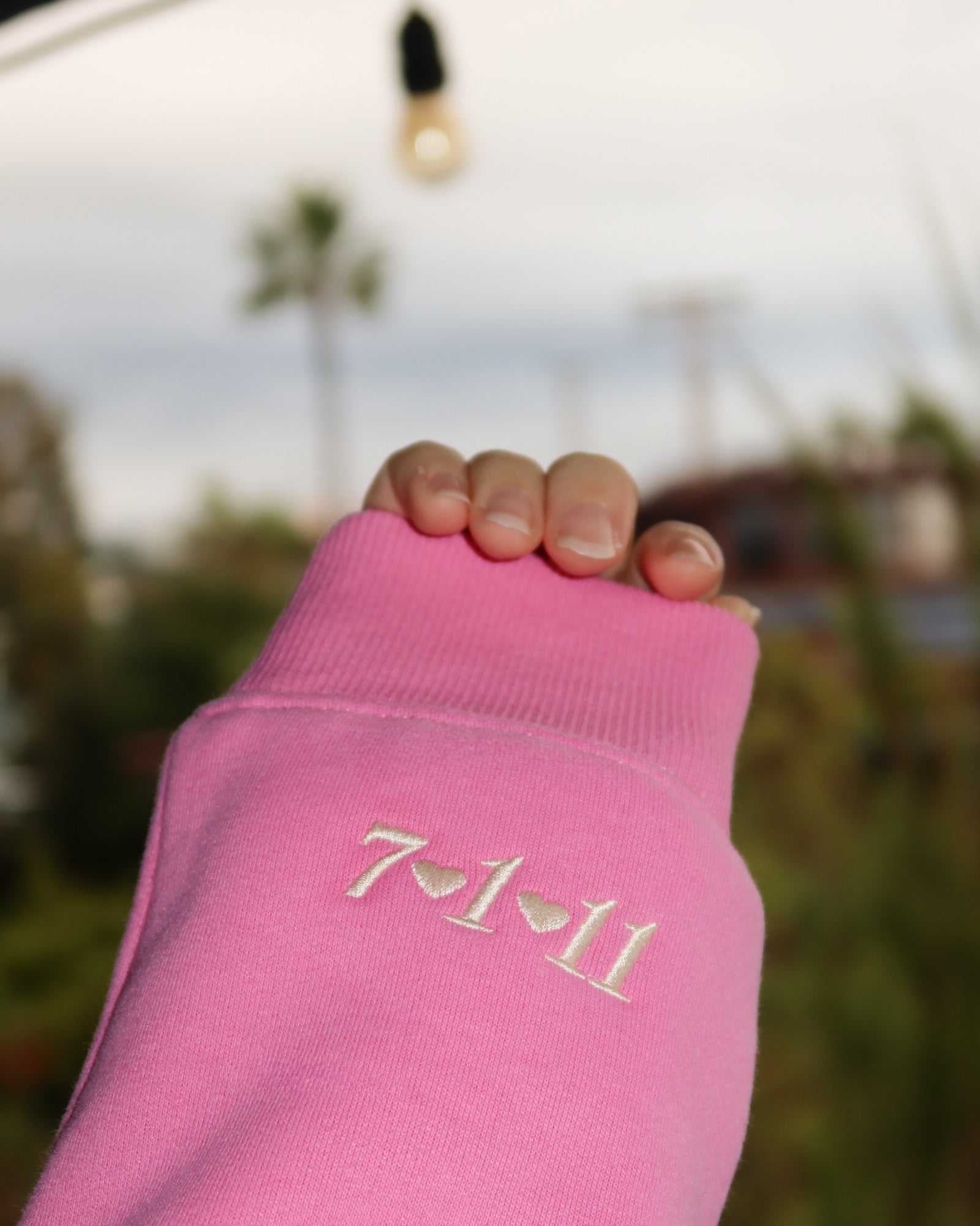 "Live Like Zuza" Oversized Lux Hoodie in Pink (LIMITED)