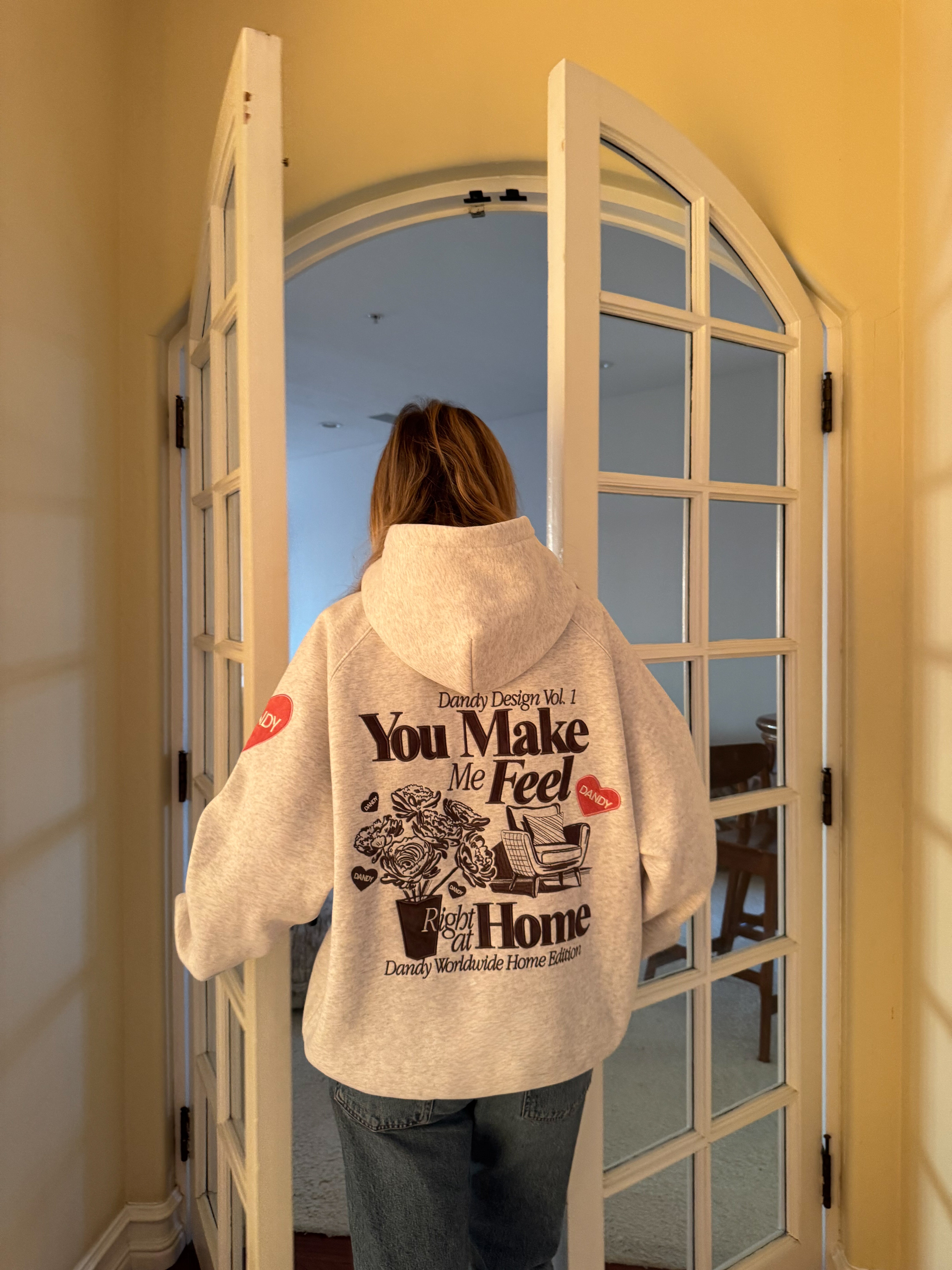 "Home" Limited Hoodie in Heather Gray