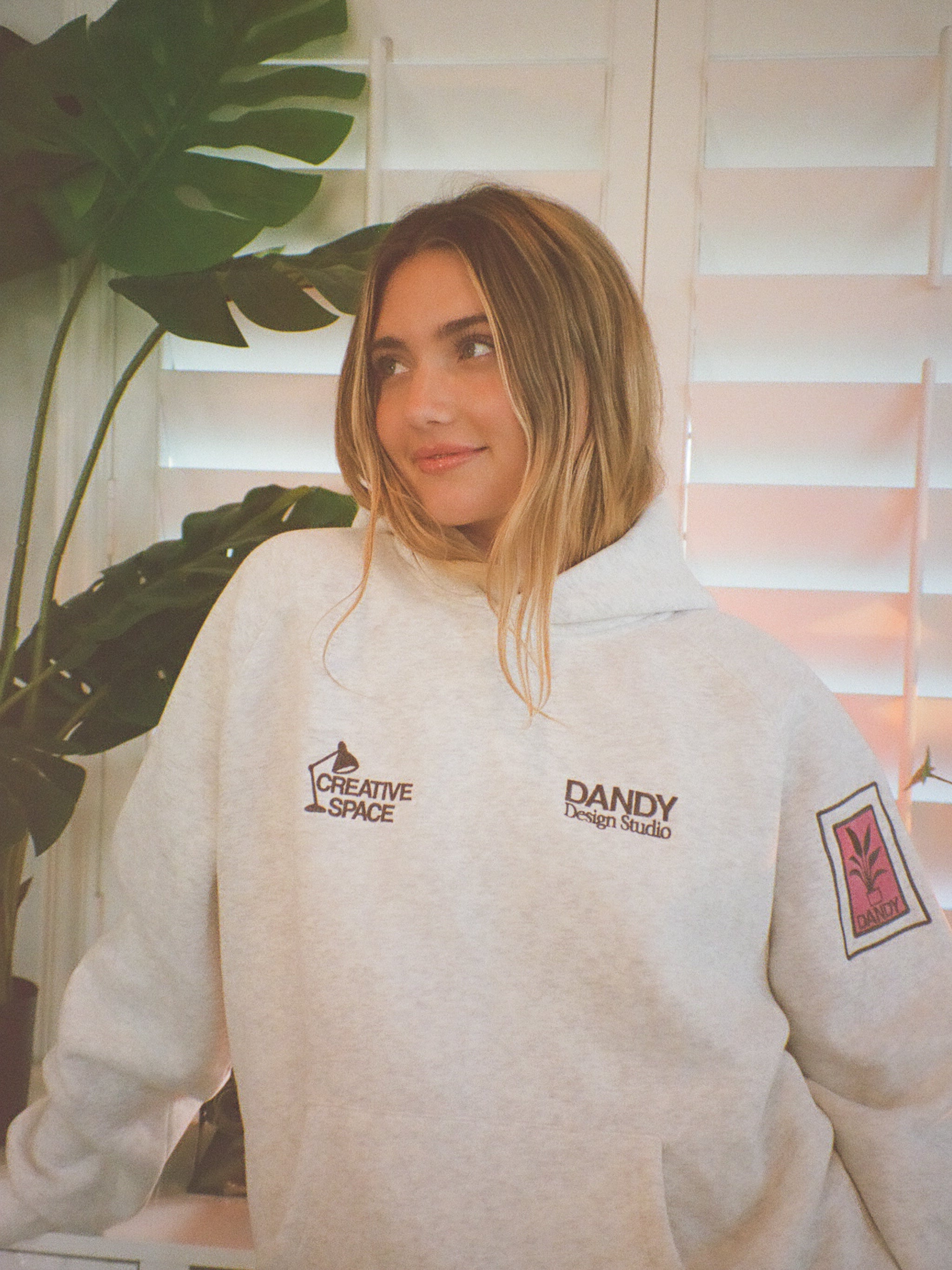 "Creative Space" Limited Hoodie in Heather Gray