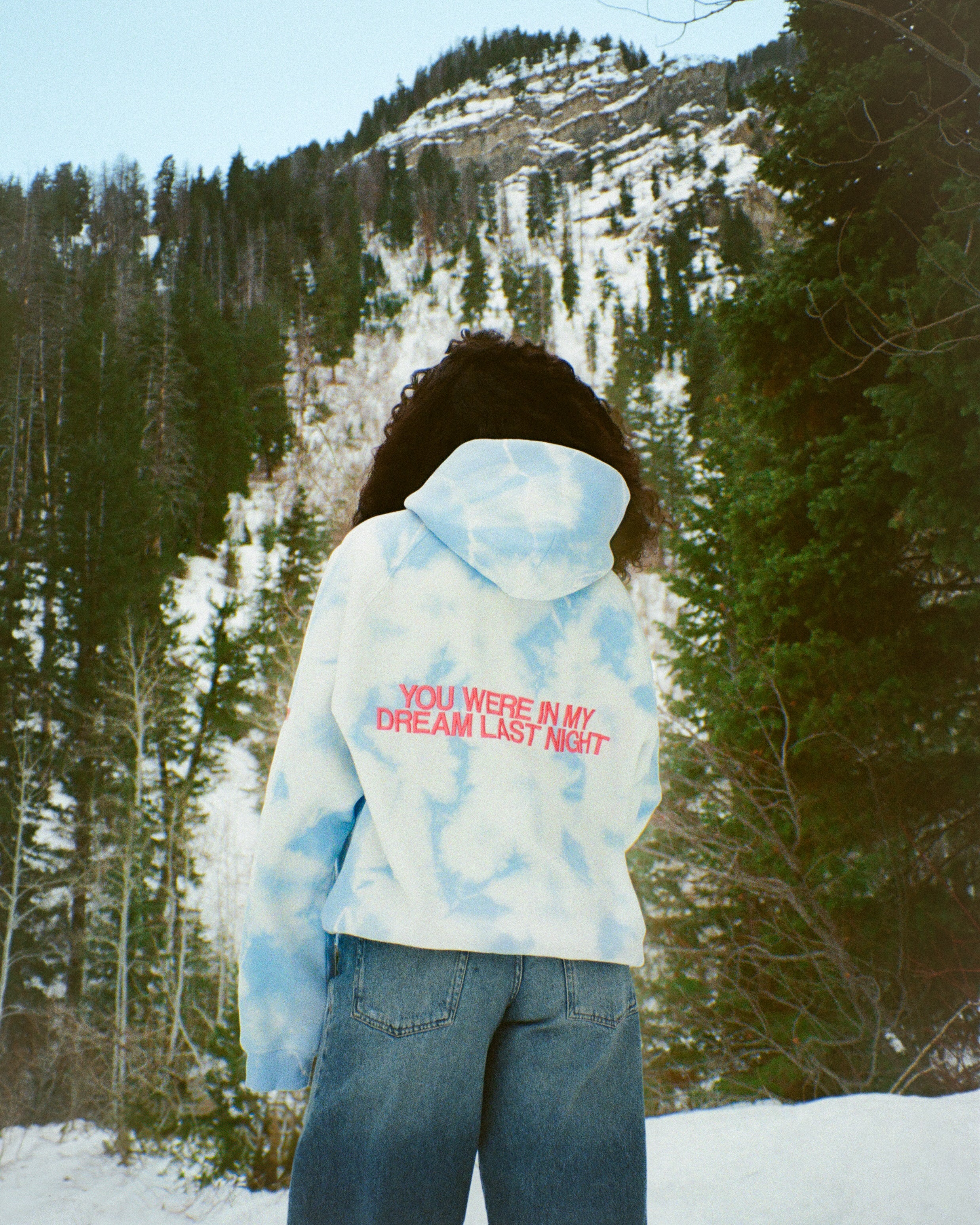 "Dream" Oversized Lux Hoodie in Sky Blue