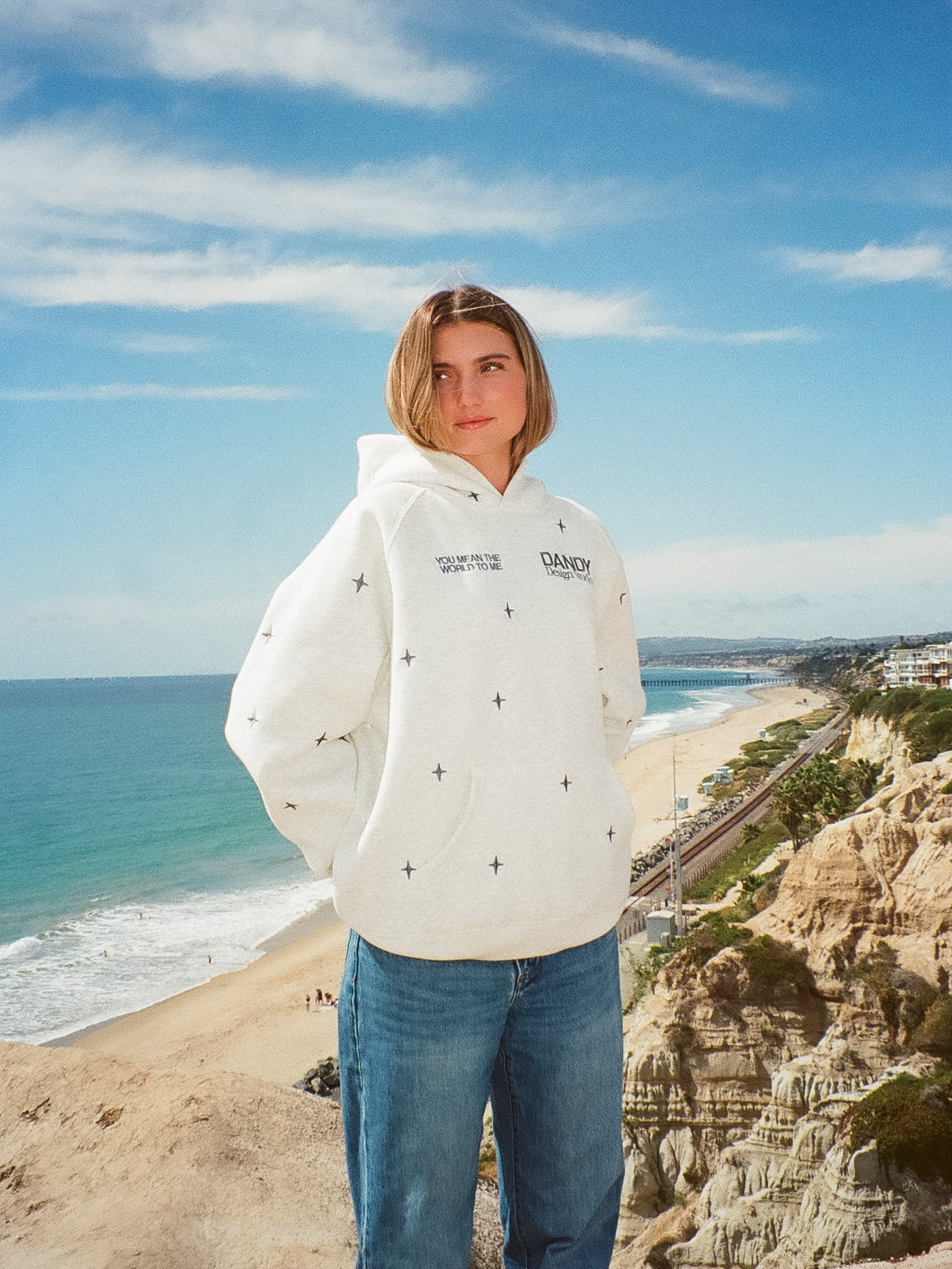 "World" Limited Hoodie in Heather Gray