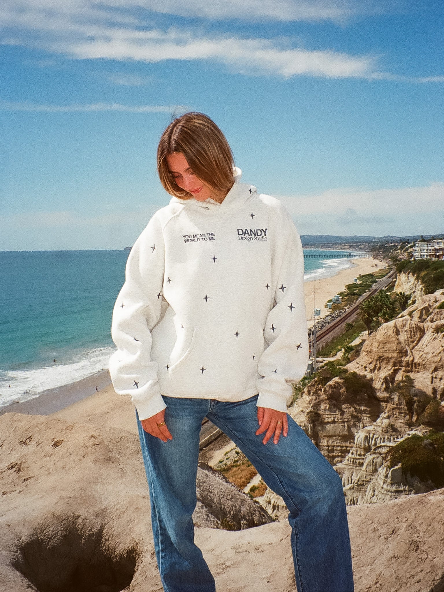 "World" Limited Hoodie in Heather Gray