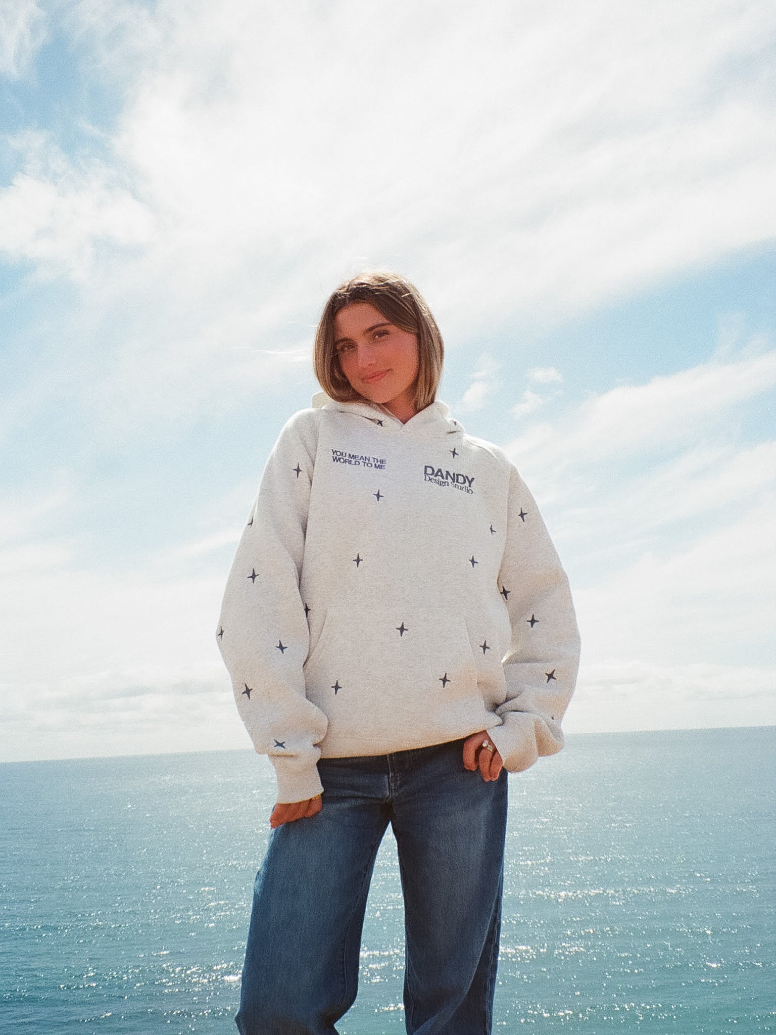 "World" Limited Hoodie in Heather Gray