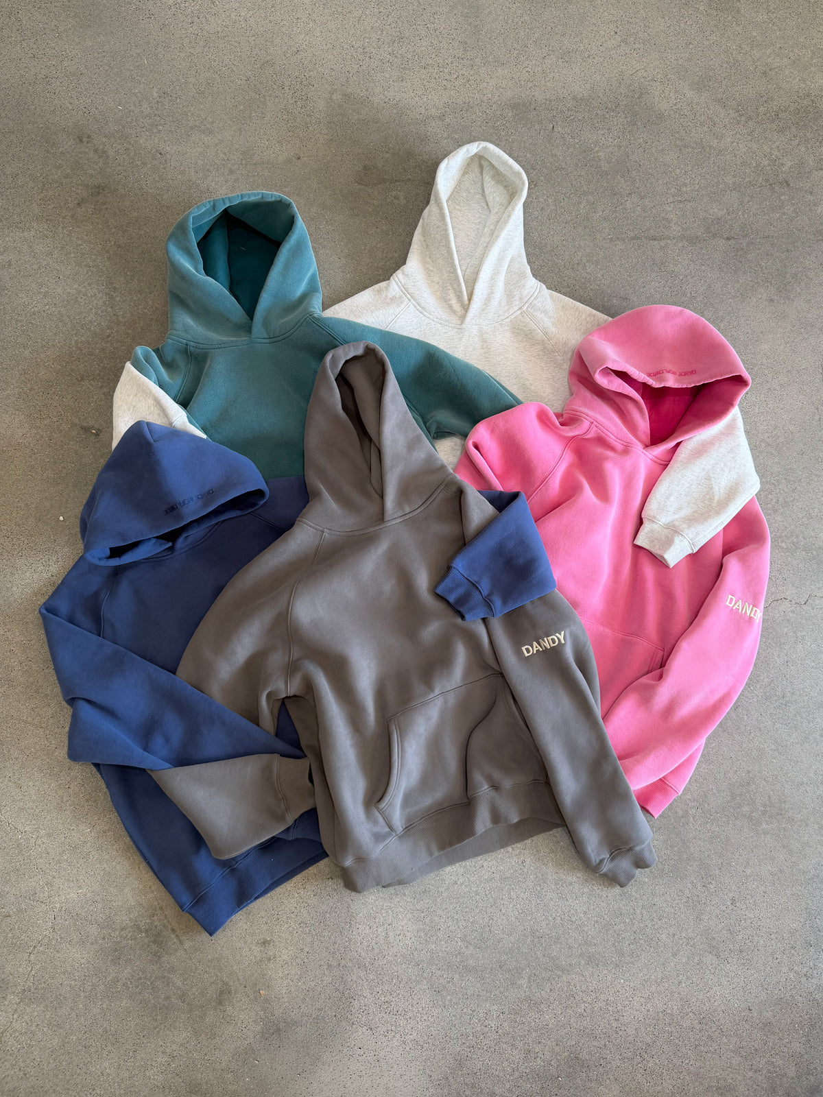"Basics" Oversized Lux Hoodie in Dark Grey
