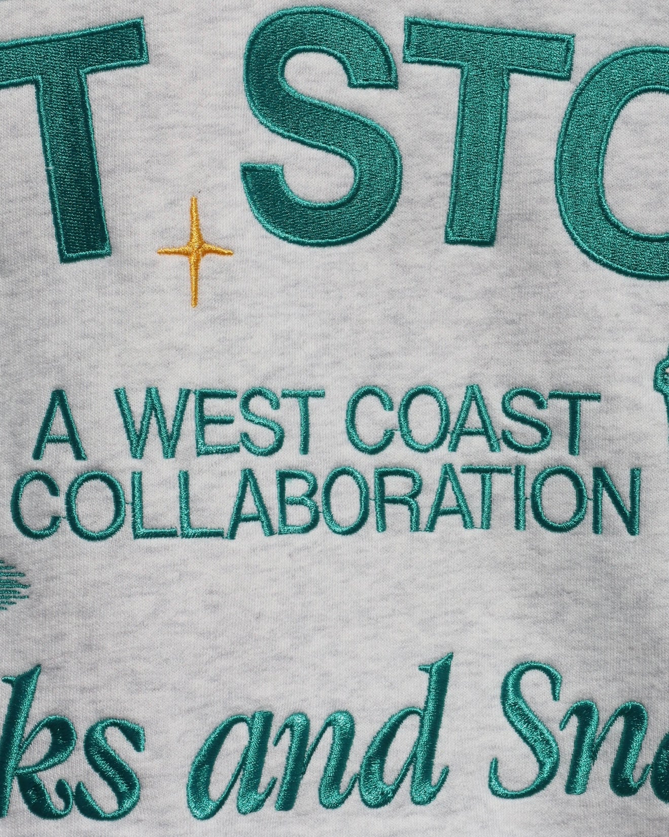 DANDY + STARBUCKS "Pit Stop" Hoodie in Heather Grey