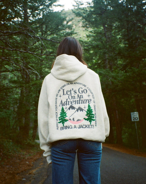 ◇PRENDA◇ COLORING COLLARED SWEATSHIRT HEATHER GRAY Let's Go On An Adventure