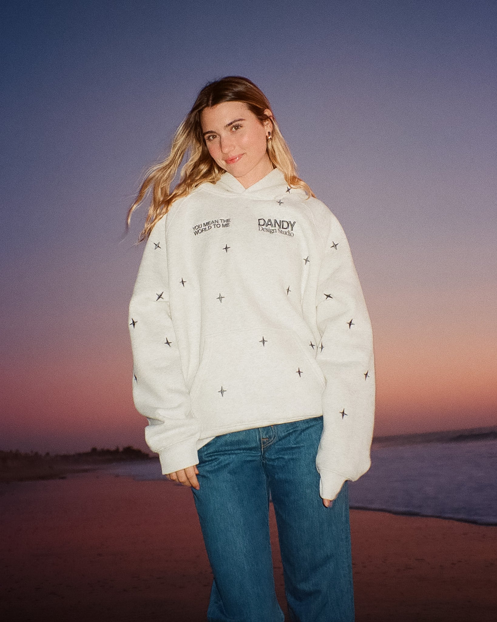 "World" Limited Hoodie in Heather Gray