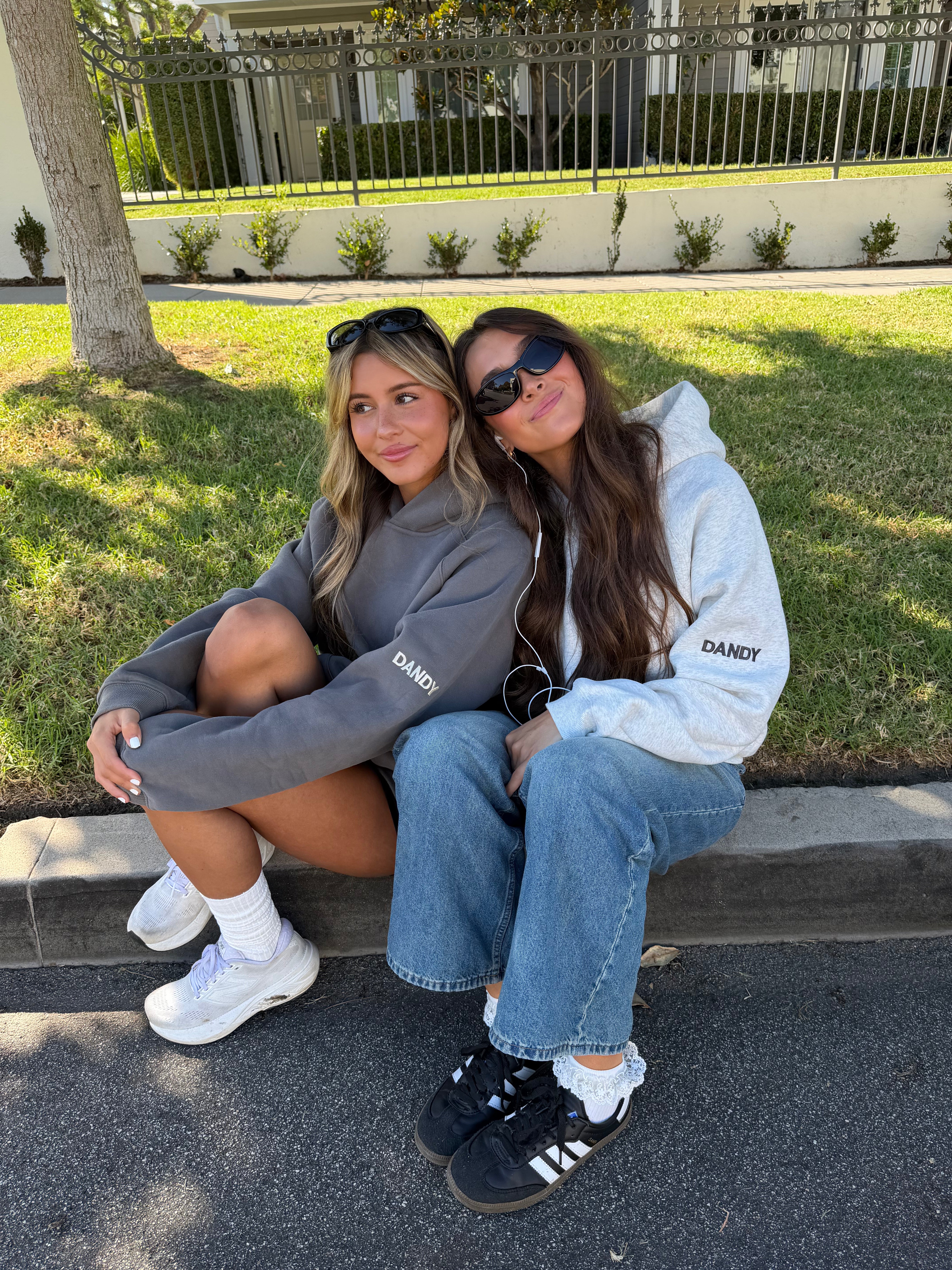 "Basics" Oversized Lux Hoodie in Heather Grey