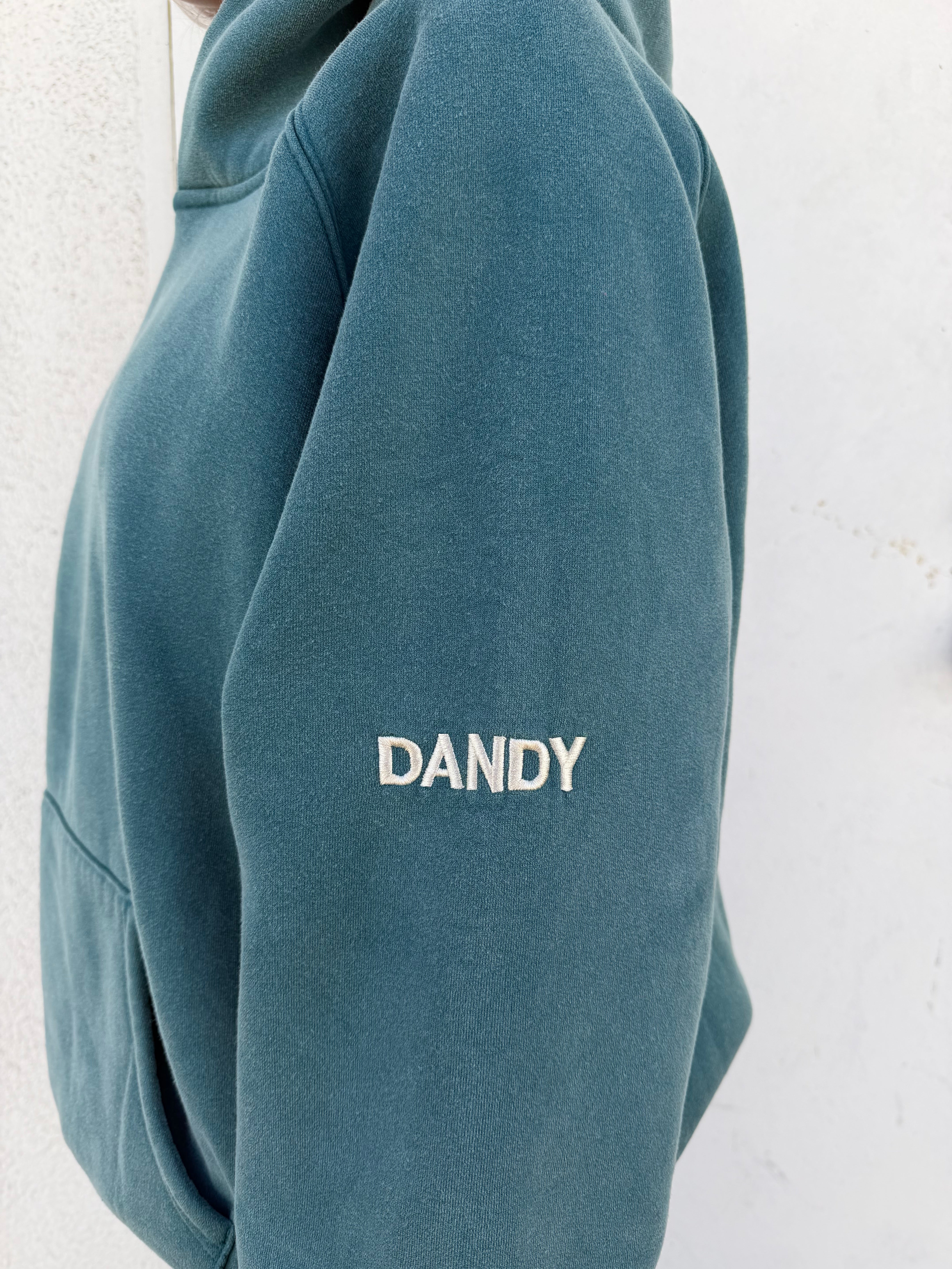 "Basics" Oversized Lux Hoodie in Pine Green