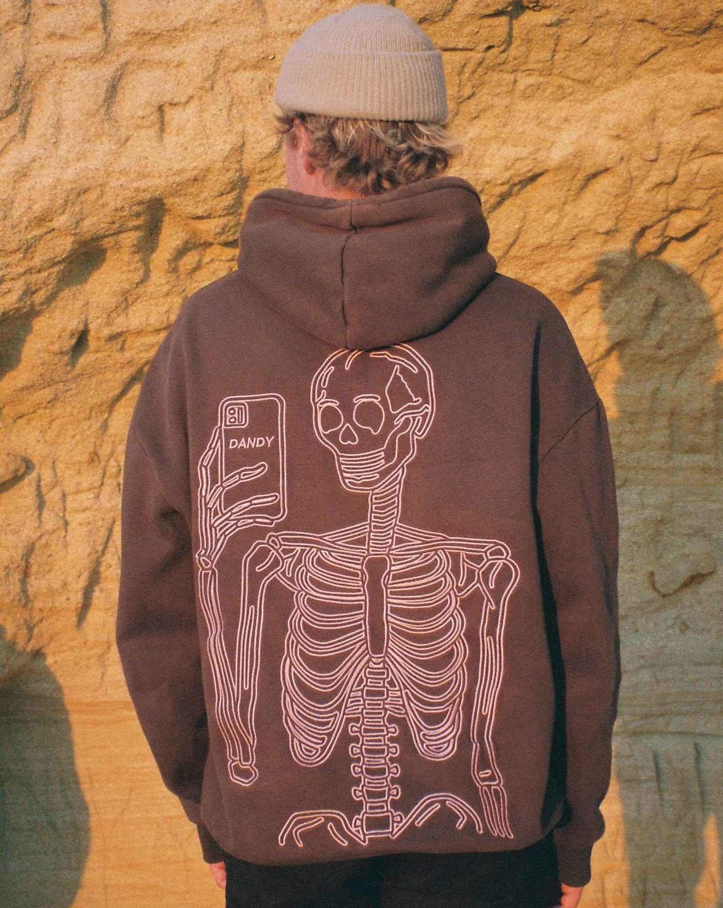 "Self Care" Embroidered Hoodie